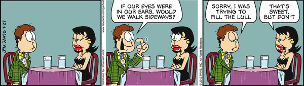 Komiksy garfield - komiks z dnia 27/07/2012