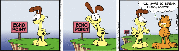 Komiksy garfield - komiks z dnia 01/08/2012