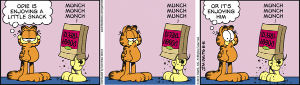 Komiksy garfield - komiks z dnia 08/08/2012