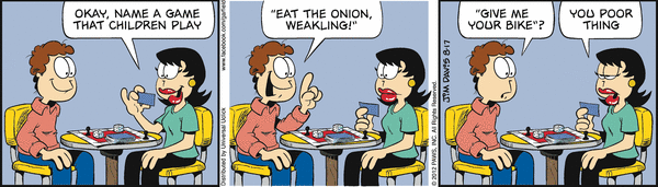 Komiksy garfield - komiks z dnia 17/08/2012