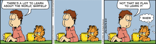 Komiksy garfield - komiks z dnia 21/08/2012
