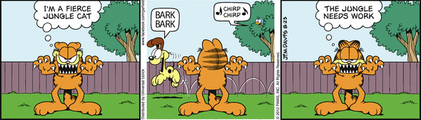 Komiksy garfield - komiks z dnia 23/08/2012