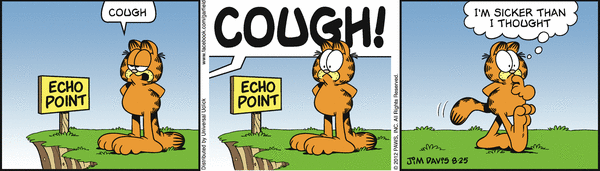 Komiksy garfield - komiks z dnia 25/08/2012