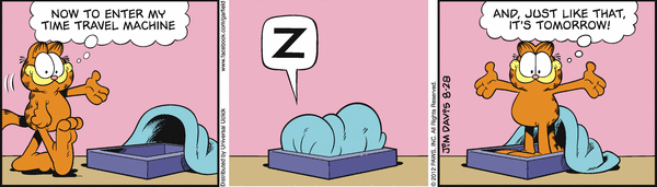 Komiksy garfield - komiks z dnia 28/08/2012