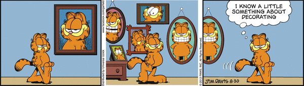 Komiksy garfield - komiks z dnia 30/08/2012