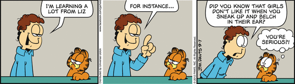 Komiksy garfield - komiks z dnia 07/09/2012