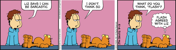 Komiksy garfield - komiks z dnia 13/09/2012