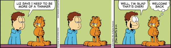Komiksy garfield - komiks z dnia 14/09/2012