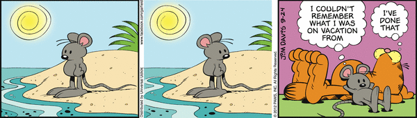 Komiksy garfield - komiks z dnia 24/09/2012