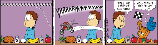 Komiksy garfield - komiks z dnia 26/09/2012