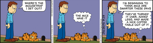 Komiksy garfield - komiks z dnia 29/09/2012