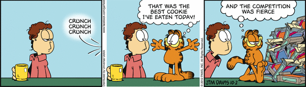 Komiksy garfield - komiks z dnia 02/10/2012