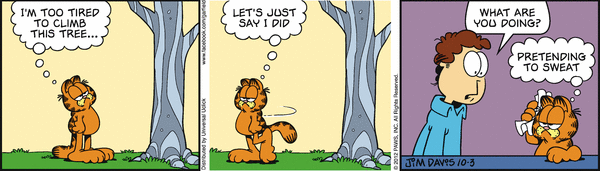 Komiksy garfield - komiks z dnia 03/10/2012