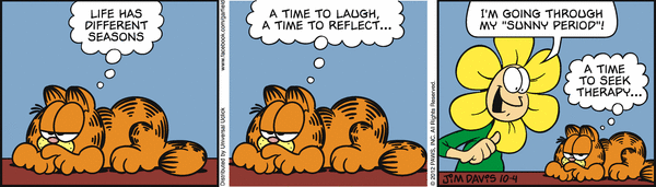 Komiksy garfield - komiks z dnia 04/10/2012