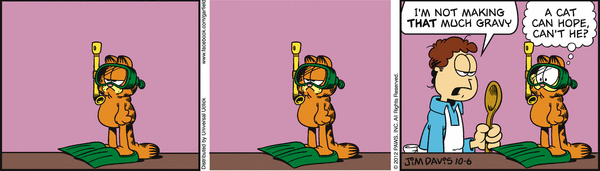 Komiksy garfield - komiks z dnia 06/10/2012