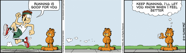 Komiksy garfield - komiks z dnia 08/10/2012