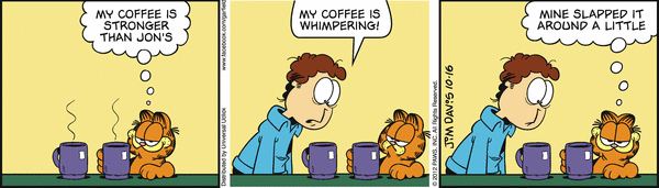 Komiksy garfield - komiks z dnia 16/10/2012