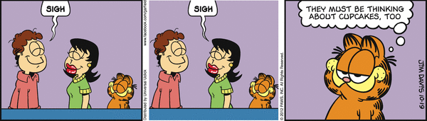 Komiksy garfield - komiks z dnia 19/10/2012