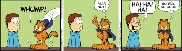 Komiksy garfield - komiks z dnia 26/10/2012