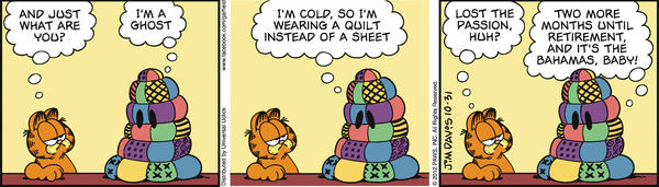 Komiksy garfield - komiks z dnia 31/10/2012