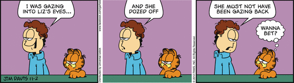 Komiksy garfield - komiks z dnia 02/11/2012