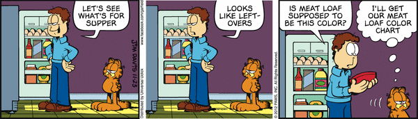 Komiksy garfield - komiks z dnia 23/11/2012