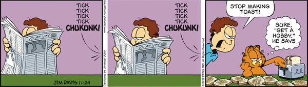 Komiksy garfield - komiks z dnia 24/11/2012