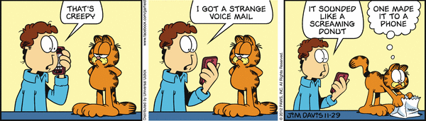 Komiksy garfield - komiks z dnia 29/11/2012