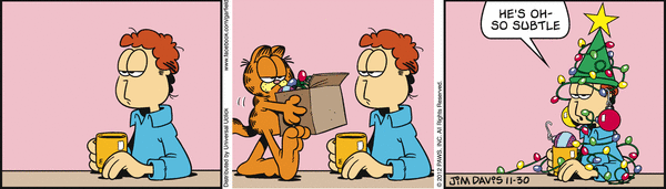 Komiksy garfield - komiks z dnia 30/11/2012
