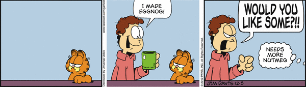 Komiksy garfield - komiks z dnia 05/12/2012