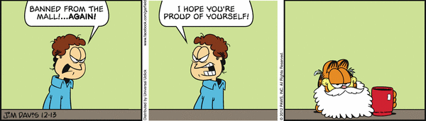 Komiksy garfield - komiks z dnia 13/12/2012