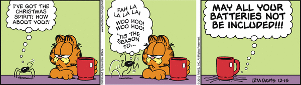 Komiksy garfield - komiks z dnia 15/12/2012