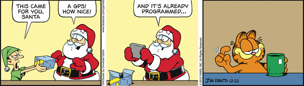 Komiksy garfield - komiks z dnia 22/12/2012