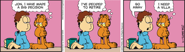 Komiksy garfield - komiks z dnia 04/01/2013