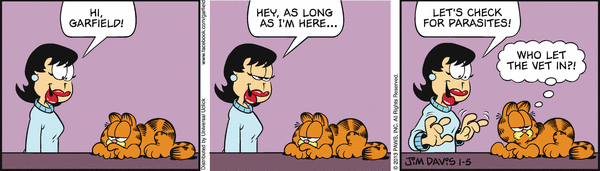 Komiksy garfield - komiks z dnia 05/01/2013