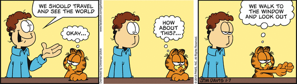 Komiksy garfield - komiks z dnia 07/01/2013