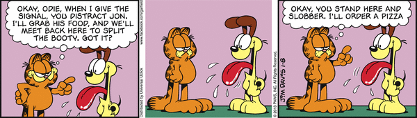 Komiksy garfield - komiks z dnia 08/01/2013
