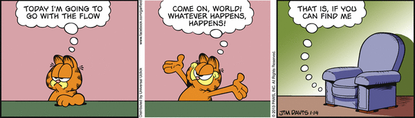 Komiksy garfield - komiks z dnia 14/01/2013