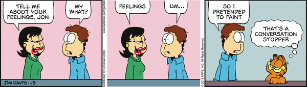 Komiksy garfield - komiks z dnia 18/01/2013