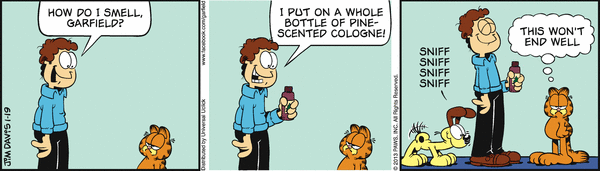 Komiksy garfield - komiks z dnia 19/01/2013