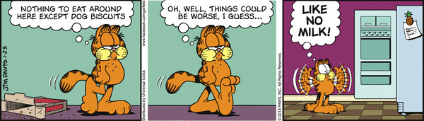 Komiksy garfield - komiks z dnia 23/01/2013