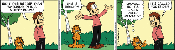 Komiksy garfield - komiks z dnia 24/01/2013