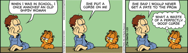 Komiksy garfield - komiks z dnia 25/01/2013