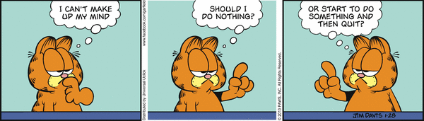 Komiksy garfield - komiks z dnia 28/01/2013