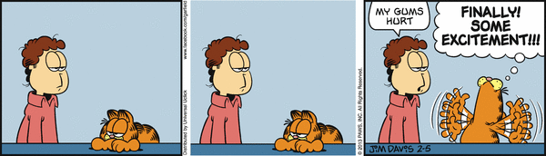 Komiksy garfield - komiks z dnia 05/02/2013