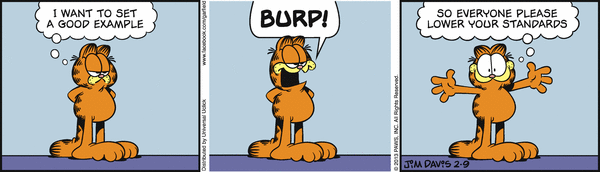 Komiksy garfield - komiks z dnia 09/02/2013