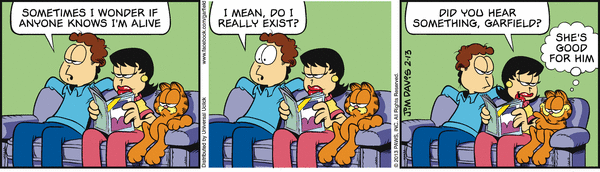 Komiksy garfield - komiks z dnia 13/02/2013