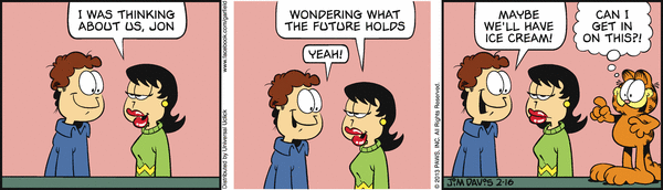 Komiksy garfield - komiks z dnia 16/02/2013