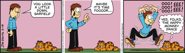 Komiksy garfield - komiks z dnia 19/02/2013