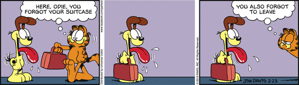 Komiksy garfield - komiks z dnia 23/02/2013